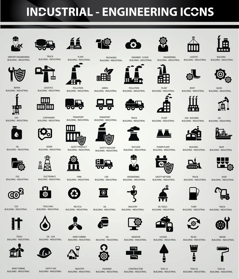 矢量施工图标集