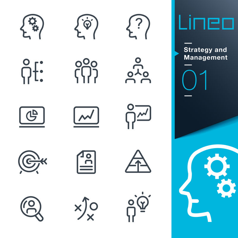 Lineo-战略和管理大纲图标