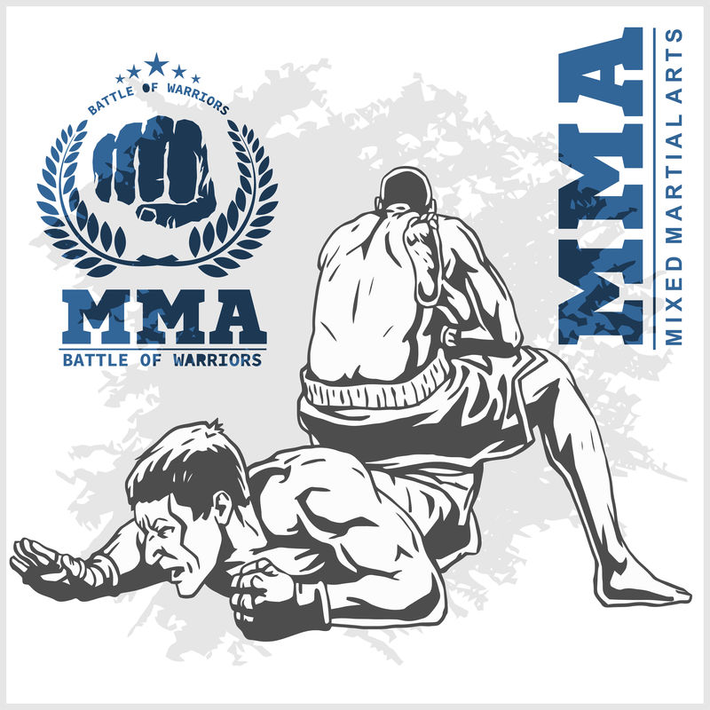 匹配两个武术混合艺术战士。