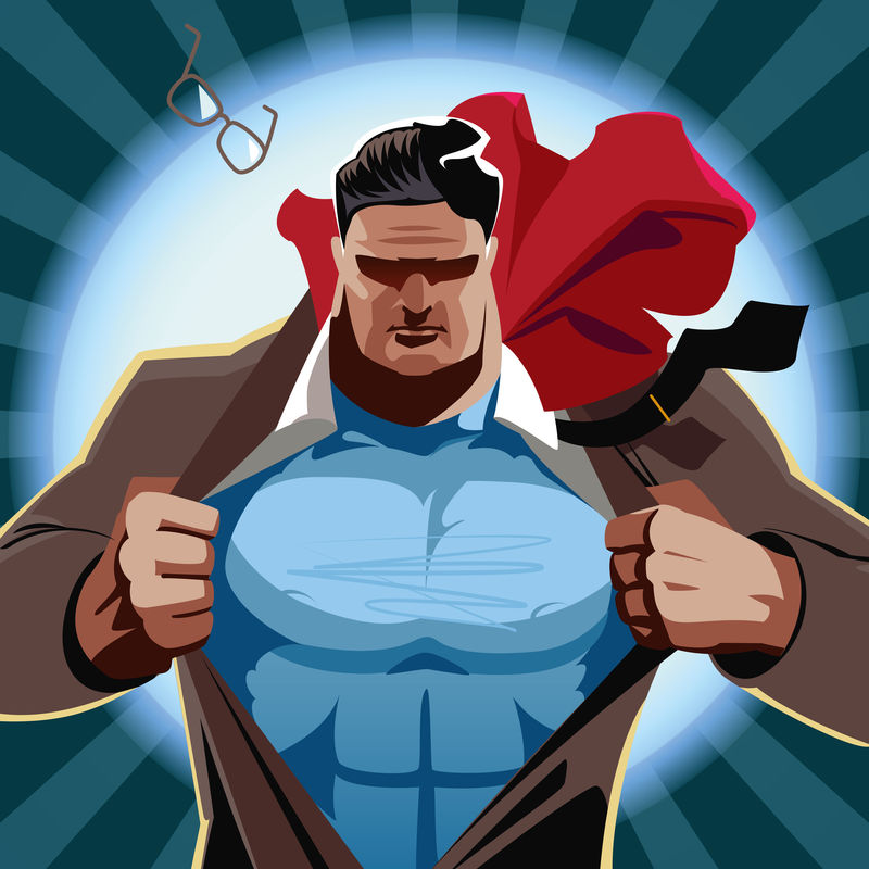 超级英雄的商人