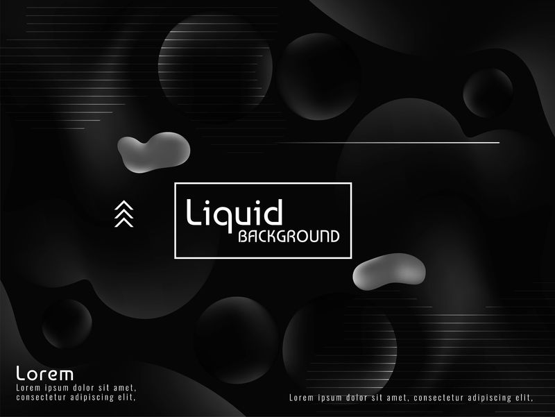 抽象灰色液体背景