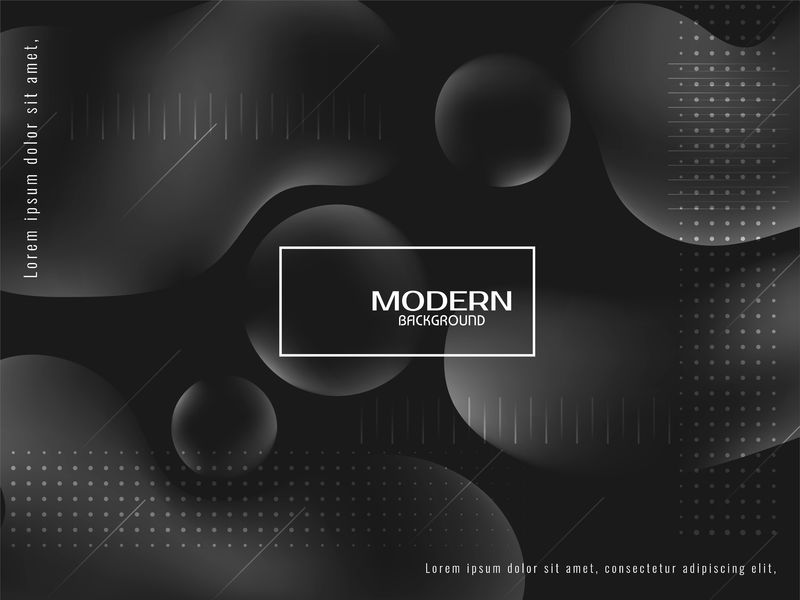 时尚时尚的灰色液体背景