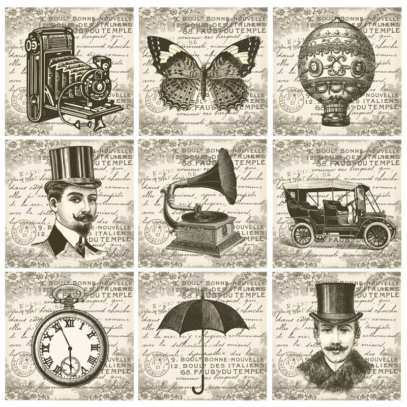 矢量复古海报设计