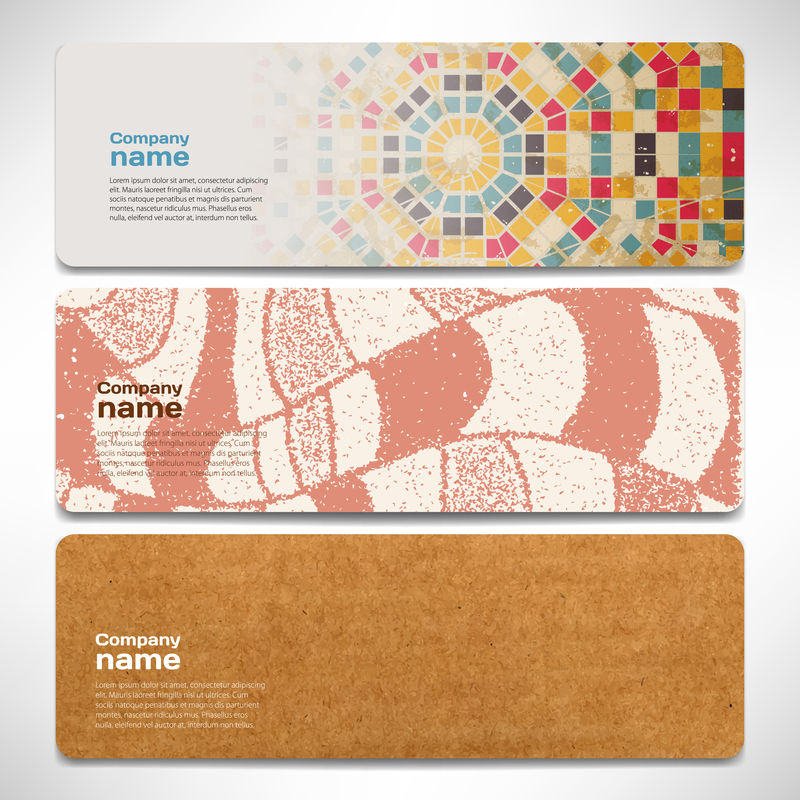 采用数字技术和互联网abs的矢量模板横幅