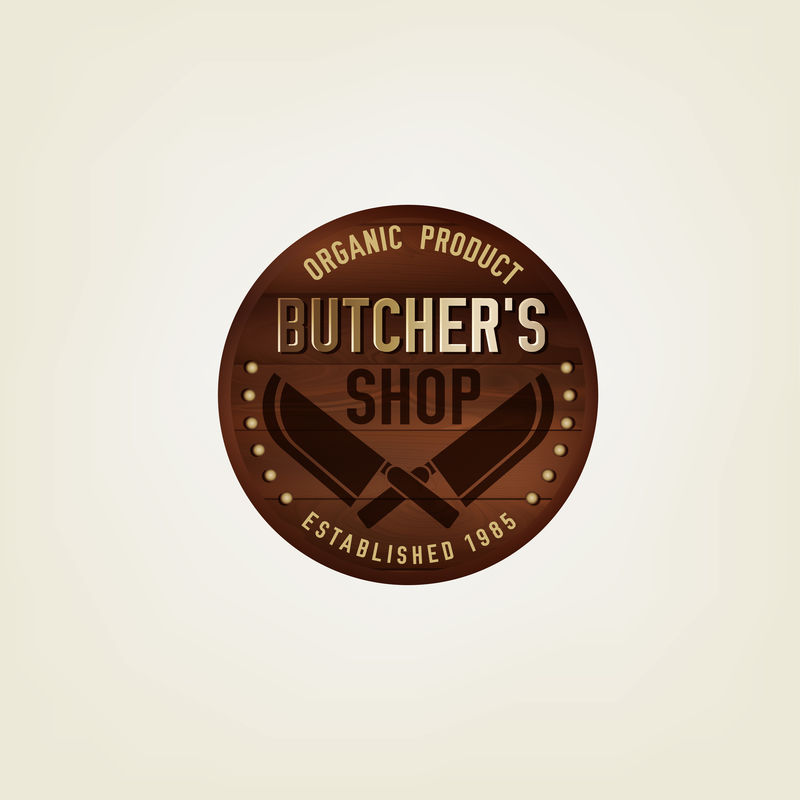 肉店标志