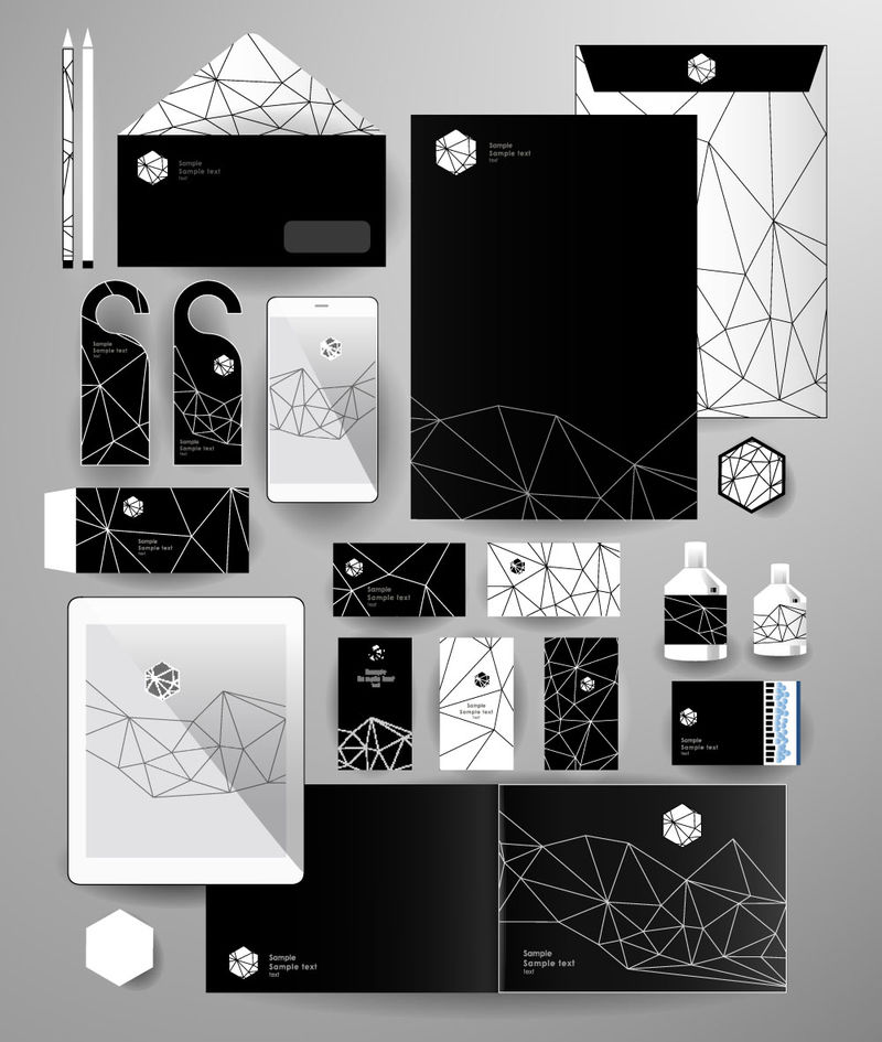 矢量企业宣传模板