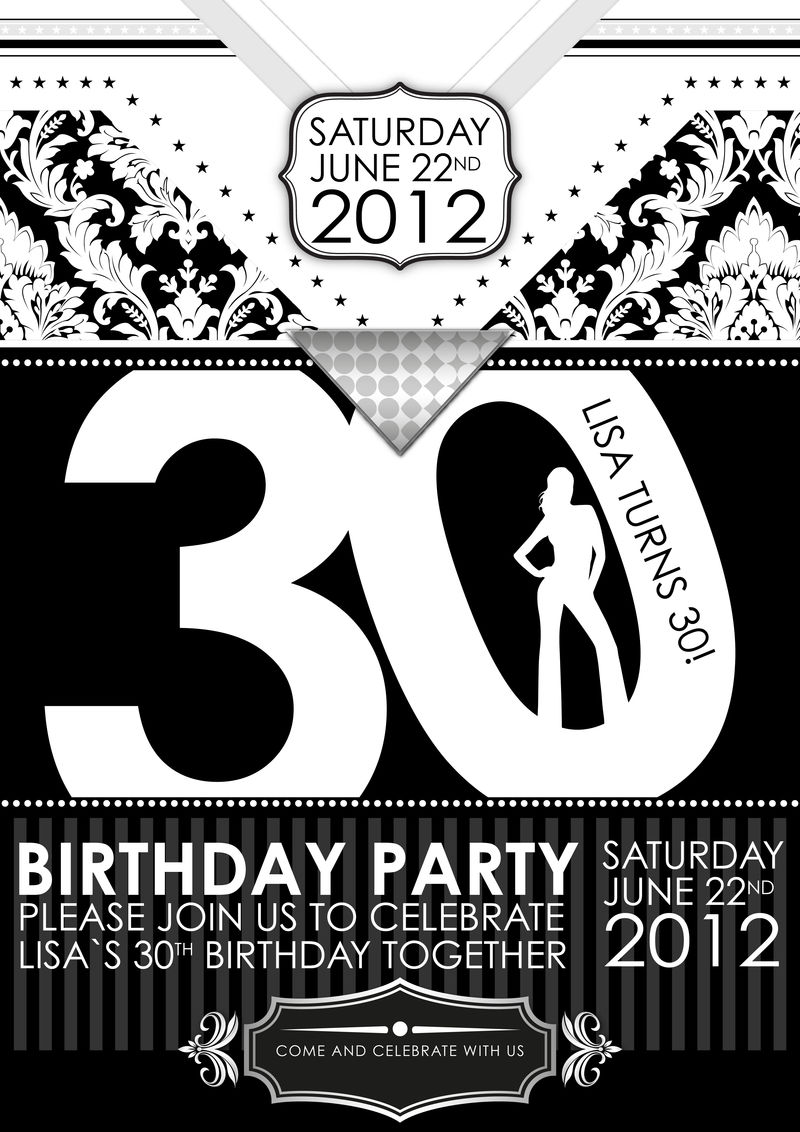 矢量派对海报设计