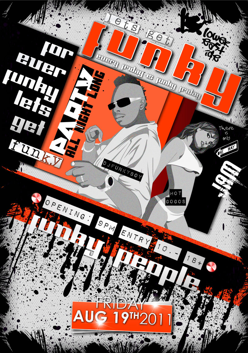 矢量派对海报设计