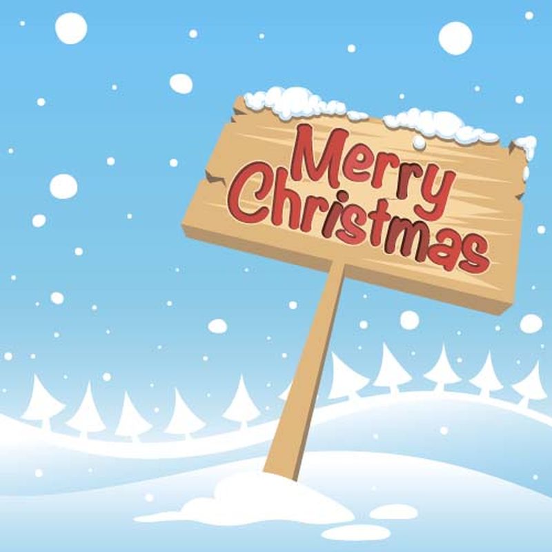 矢量圣诞快乐圣诞老人背景