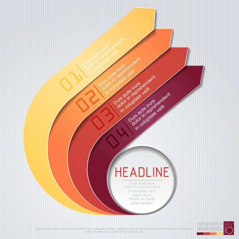 矢量信息图表设计
