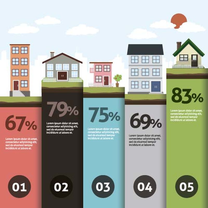 属性信息图形横幅背景