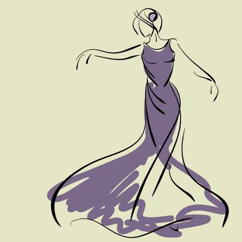 矢量新娘新郎插图