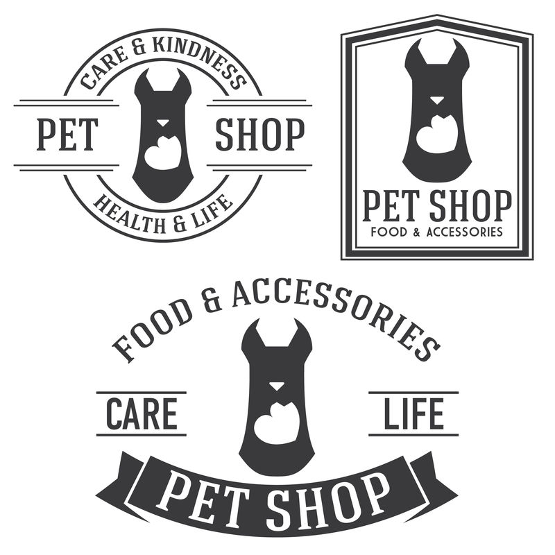 复古徽章和标识集。