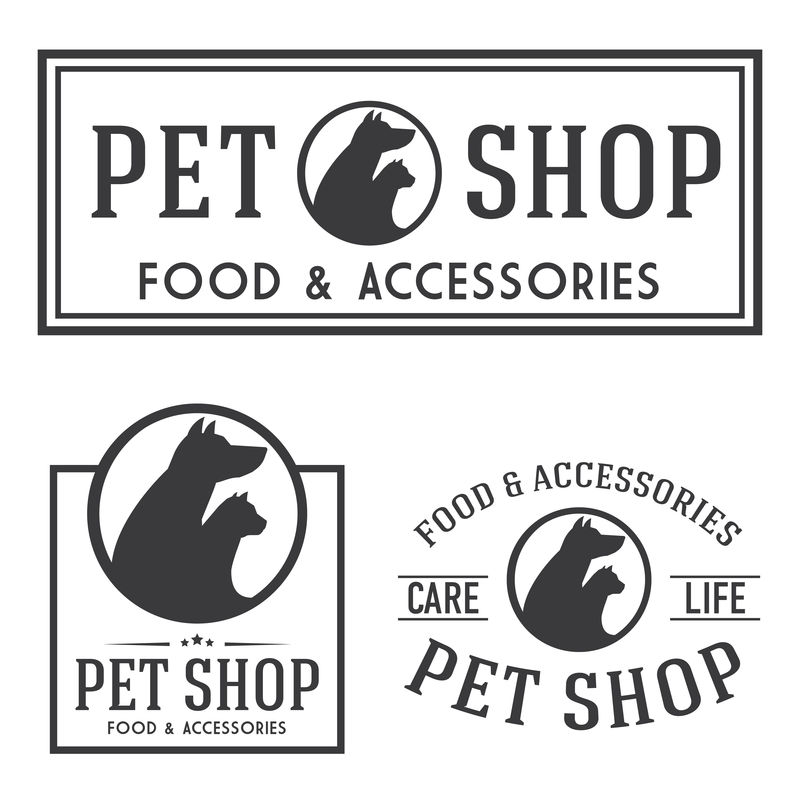 复古徽章和标识集。