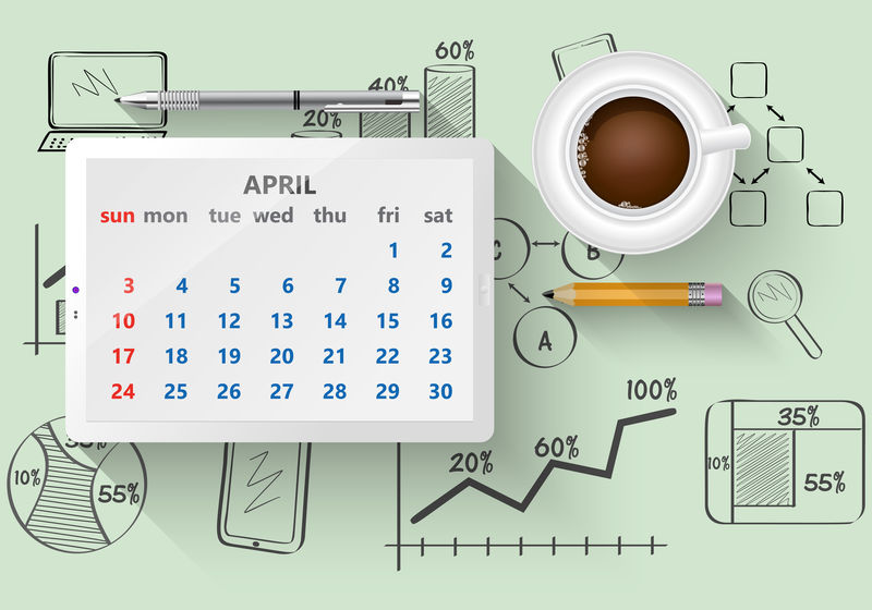 在平板电脑中规划日历