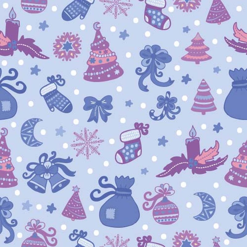 矢量圣诞图案背景