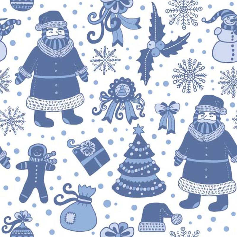 矢量圣诞图案背景