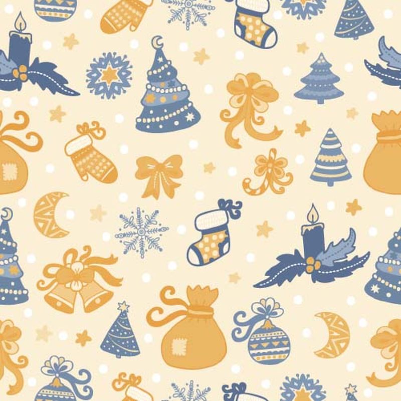 矢量圣诞图案背景