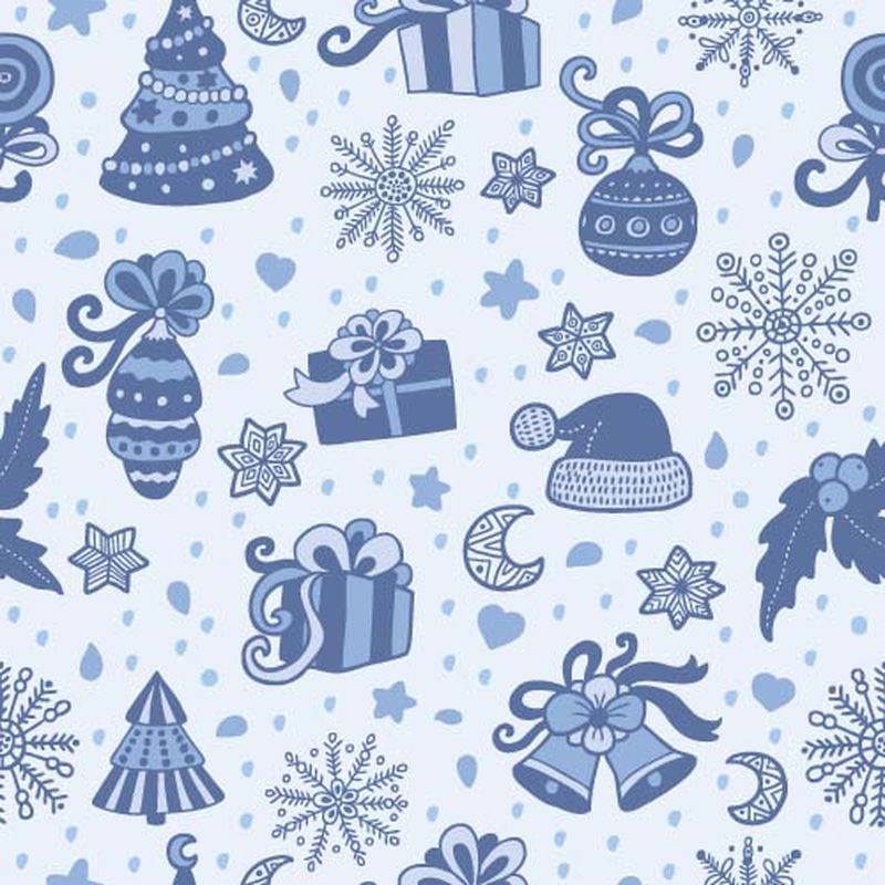 矢量圣诞图案背景