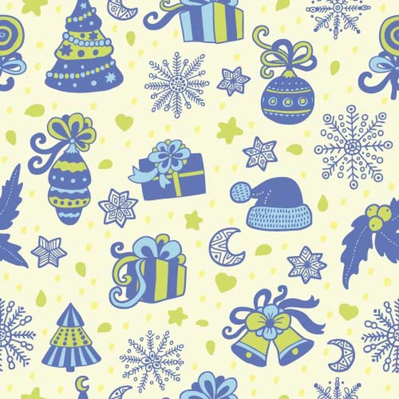 矢量圣诞图案背景