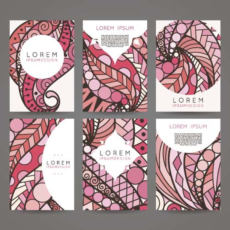 矢量整套宣传册设计