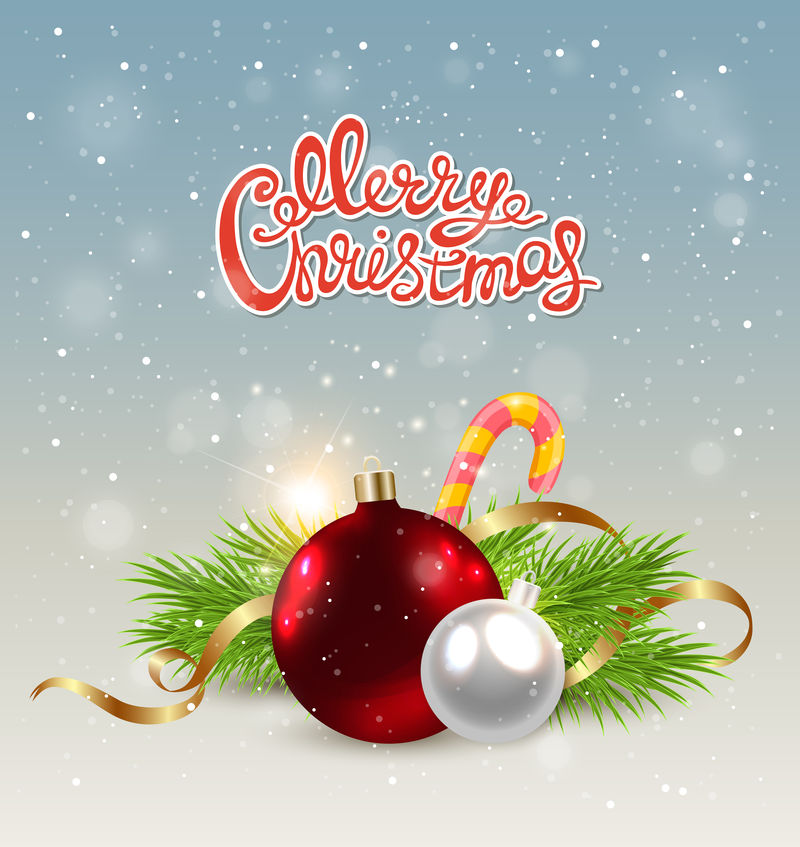 红色装饰和甘蔗糖