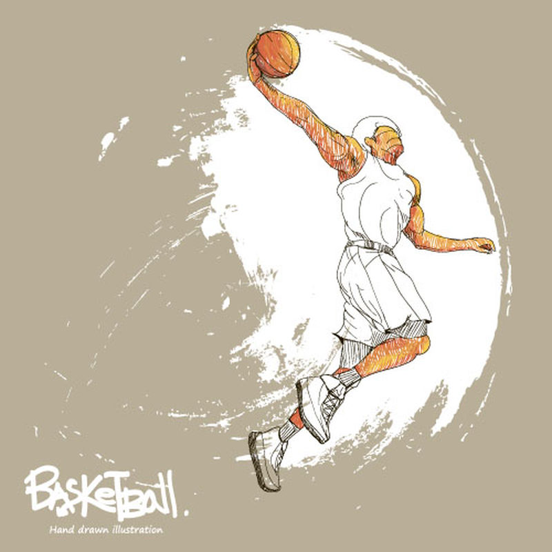 矢量篮球设计