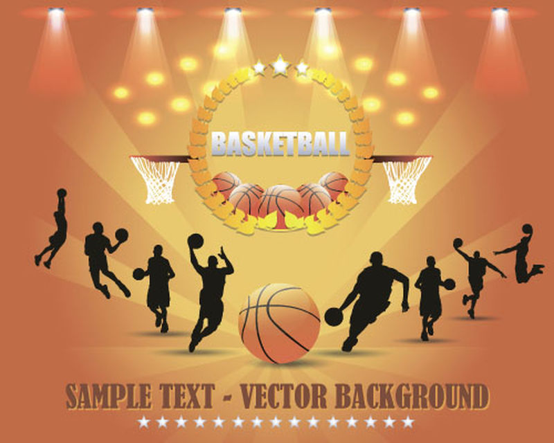 矢量篮球设计