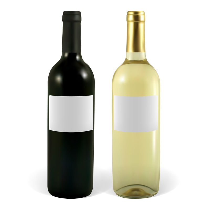 矢量酒瓶设计