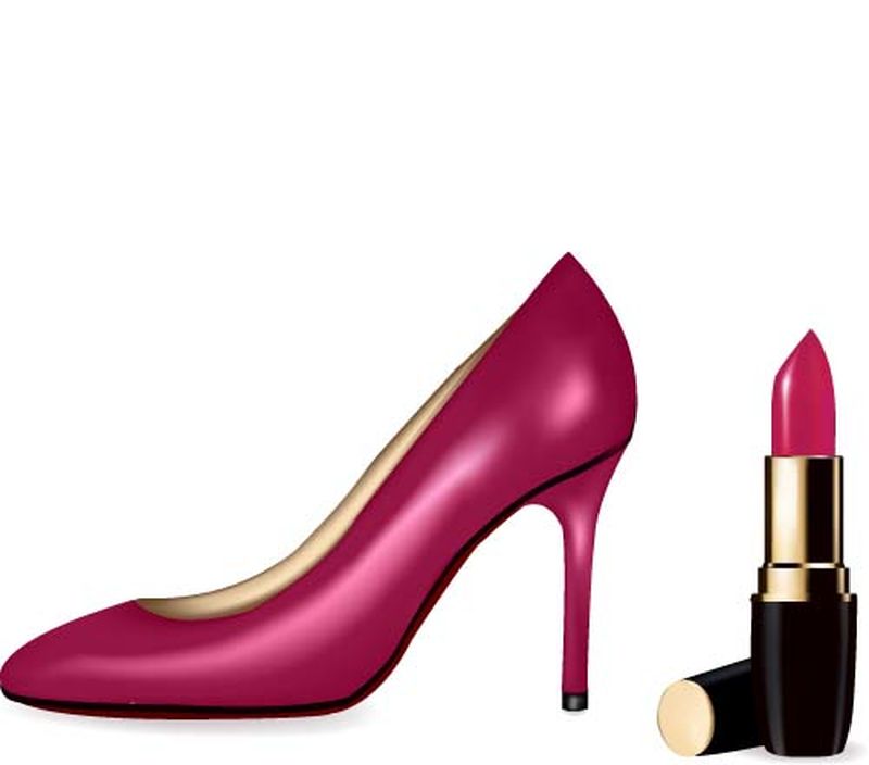 矢量时尚配饰与化妆品