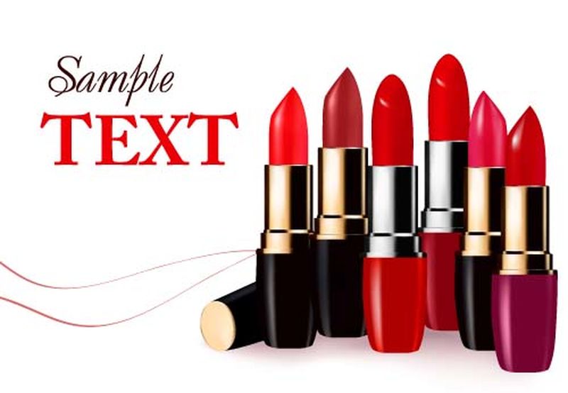 矢量时尚配饰与化妆品