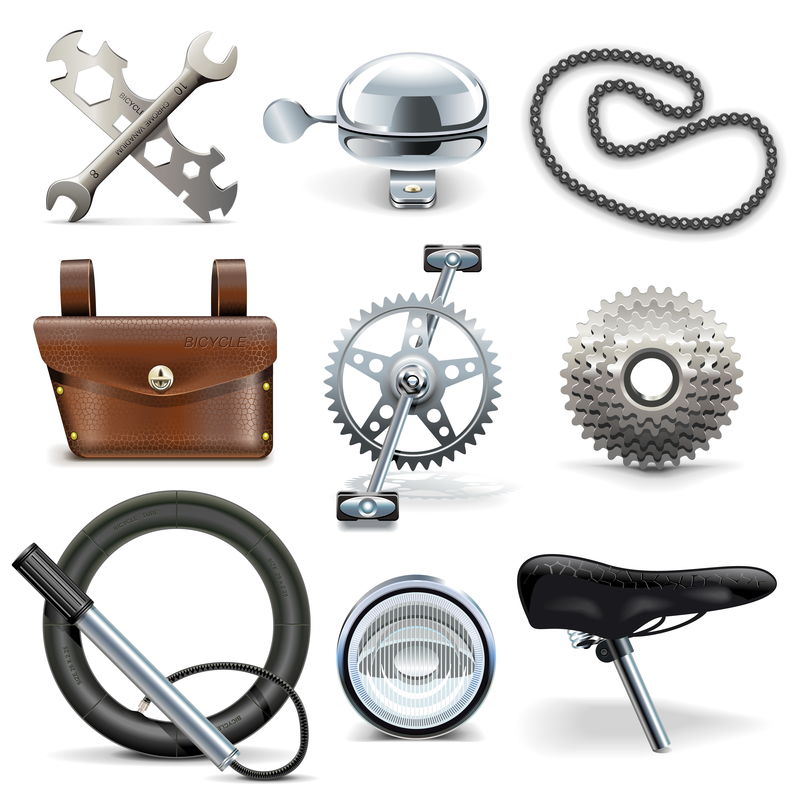 矢量自行车图标