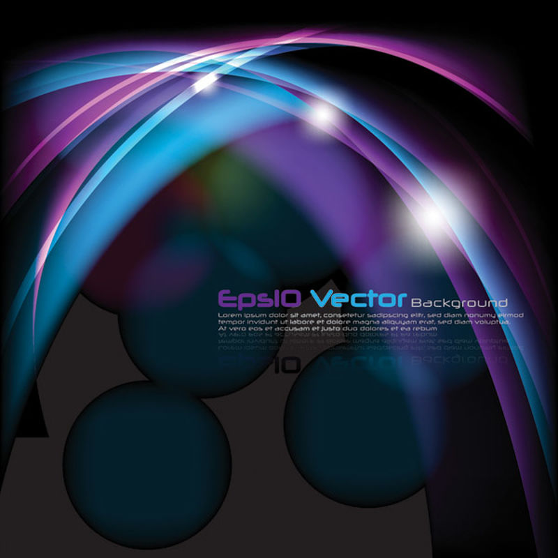 矢量彩色抽象背景