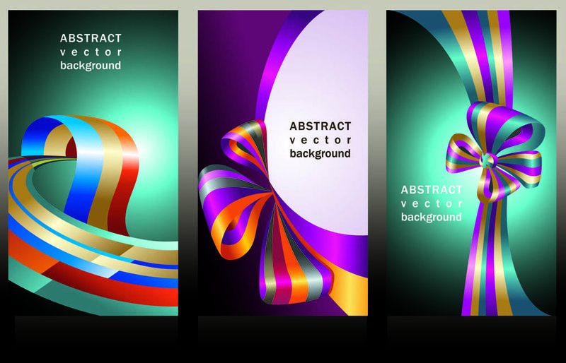 矢量彩色抽象背景