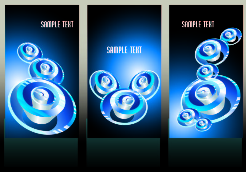 矢量彩色抽象背景