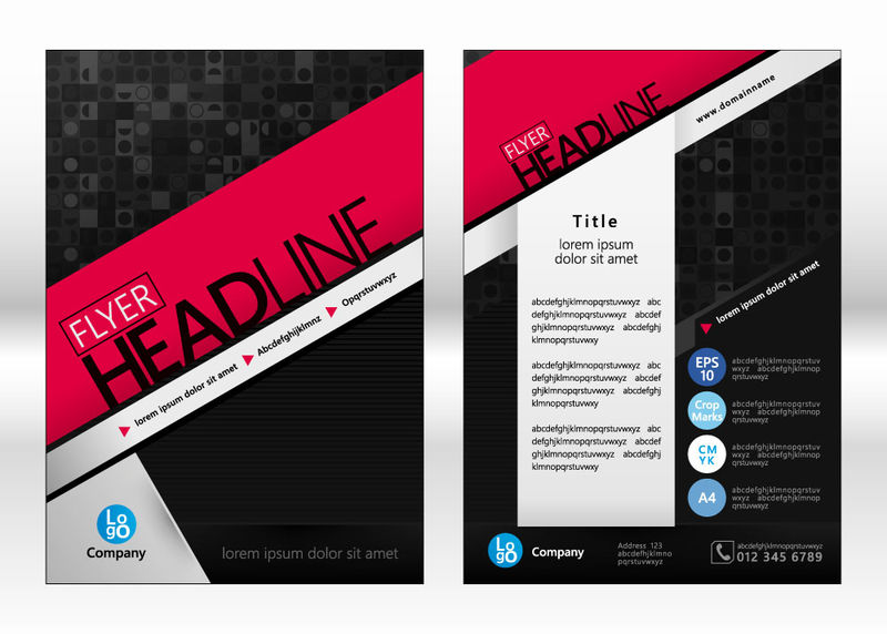 宣传册设计模板向量