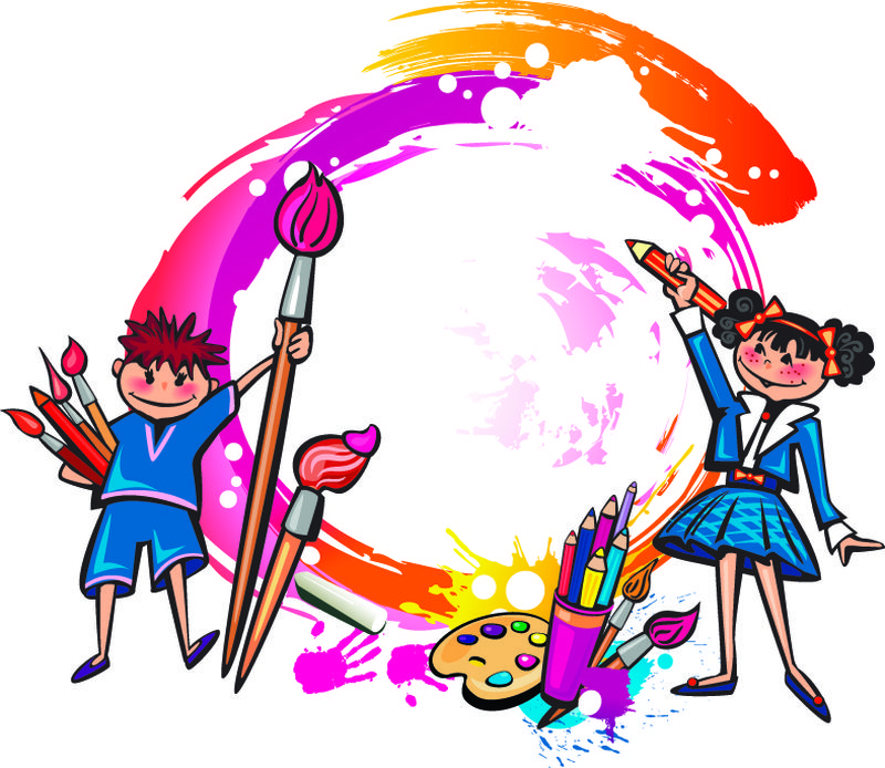 矢量婴儿卡片背景