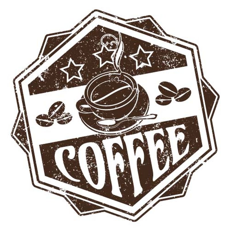 矢量咖啡元素集