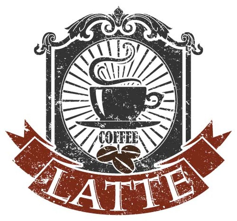 矢量咖啡元素集