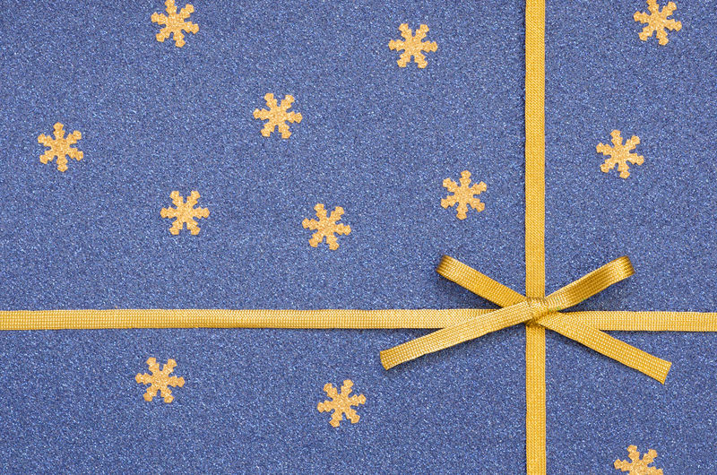 蝴蝶结装饰的礼盒