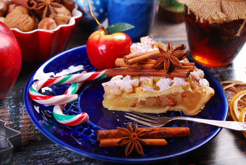 自制圣诞苹果派