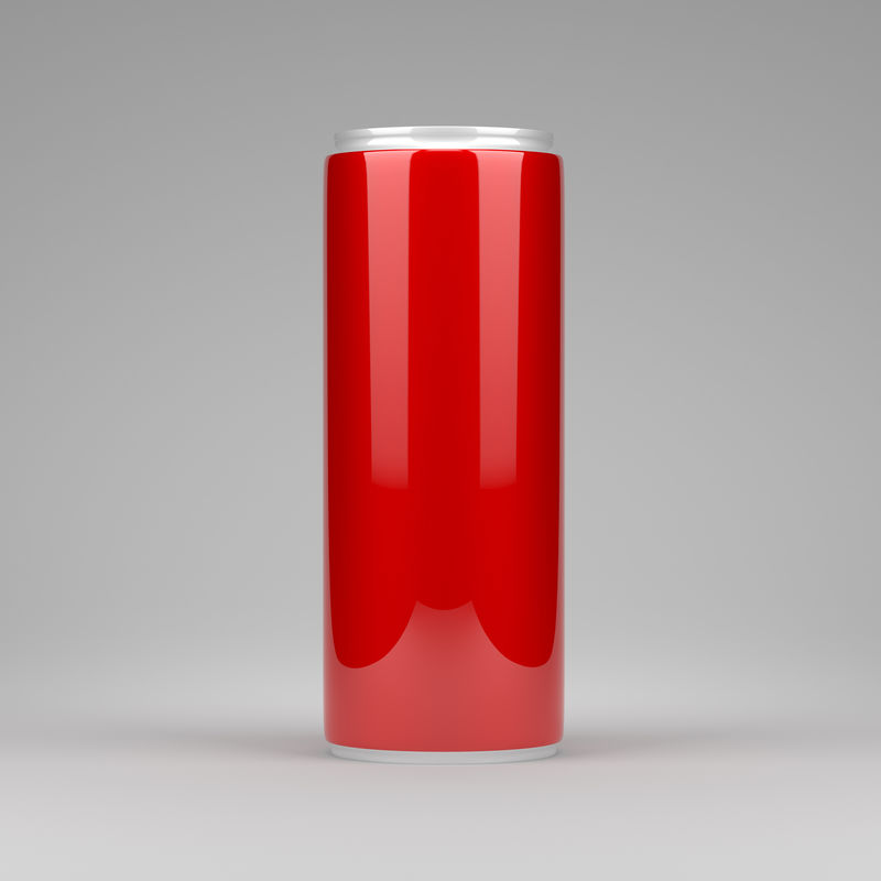 小金属罐加苏打或能量饮料