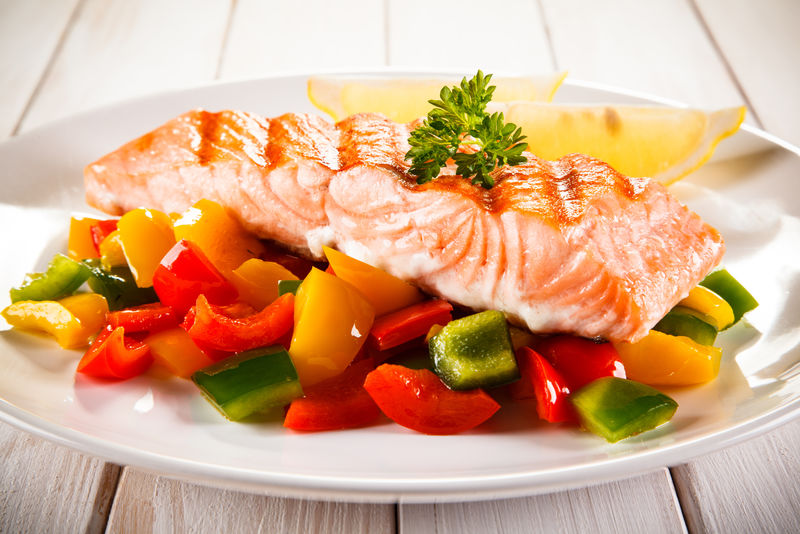 三文鱼系列的美食