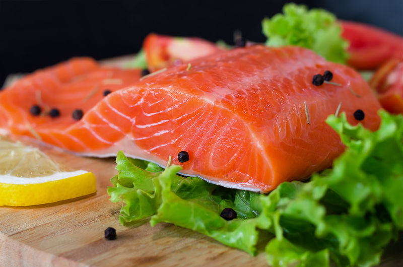 三文鱼系列的美食