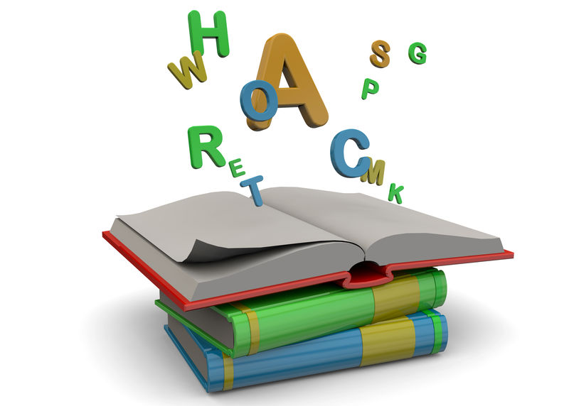 阅读书籍概念-3D