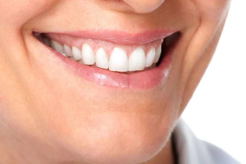 美丽健康的微笑。