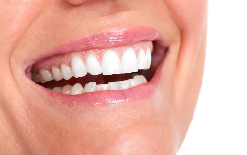 美丽健康的微笑。