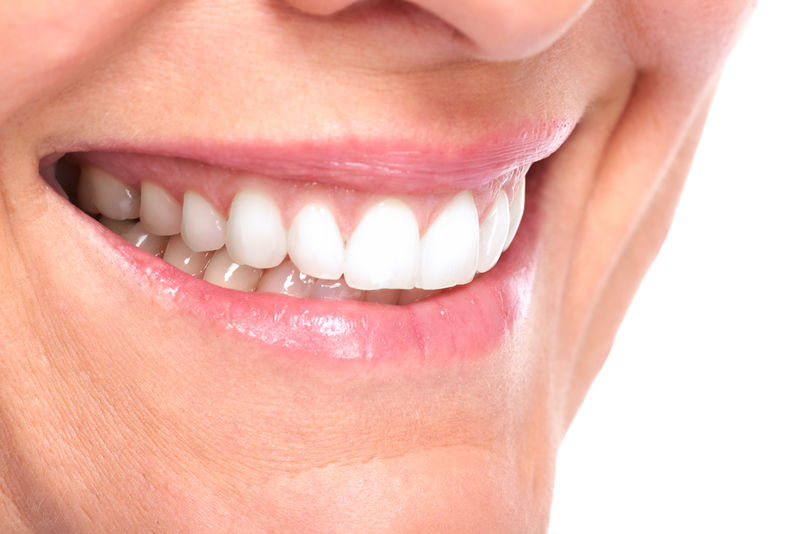 美丽健康的微笑。