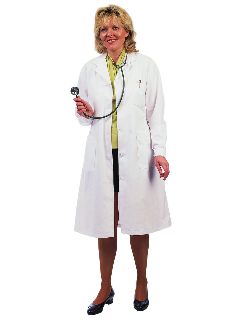 白色背景上不同职业的人