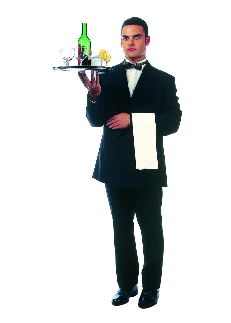 白色背景上不同职业的人